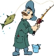 рыболов иллюстрация вектора. иллюстрации насчитывающей рыболов - 1913154